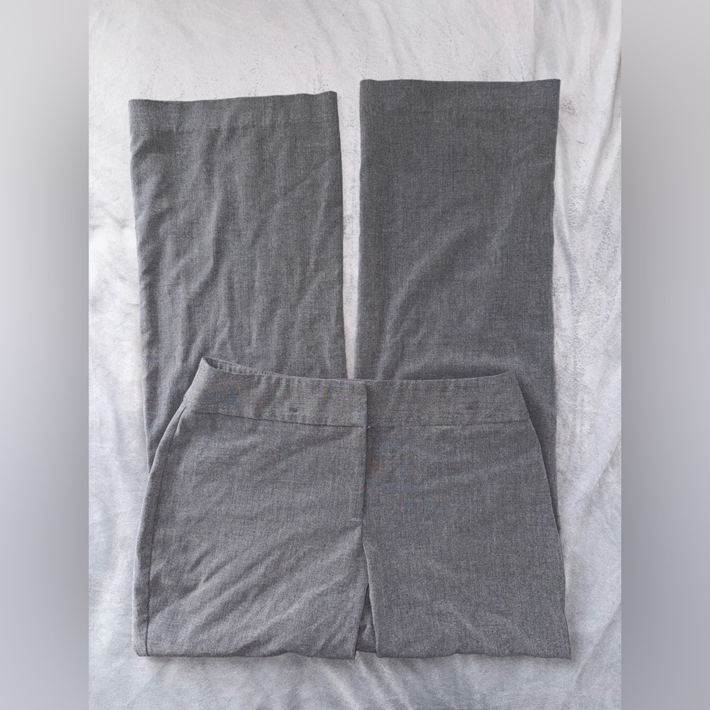🩶 Bandolino Gray Stretch Dress Pants – Career / Office Wear